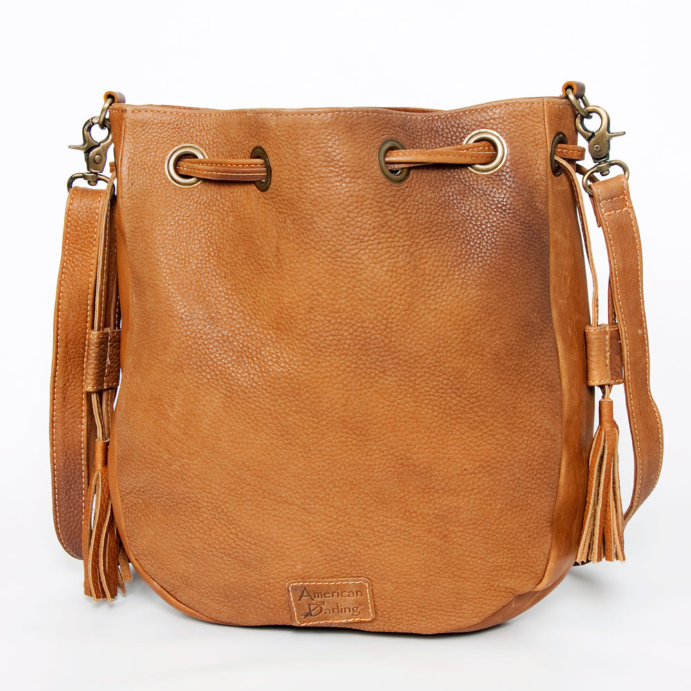 LC-ADBGK126A Bucket Genuine Western Leather Women Bag