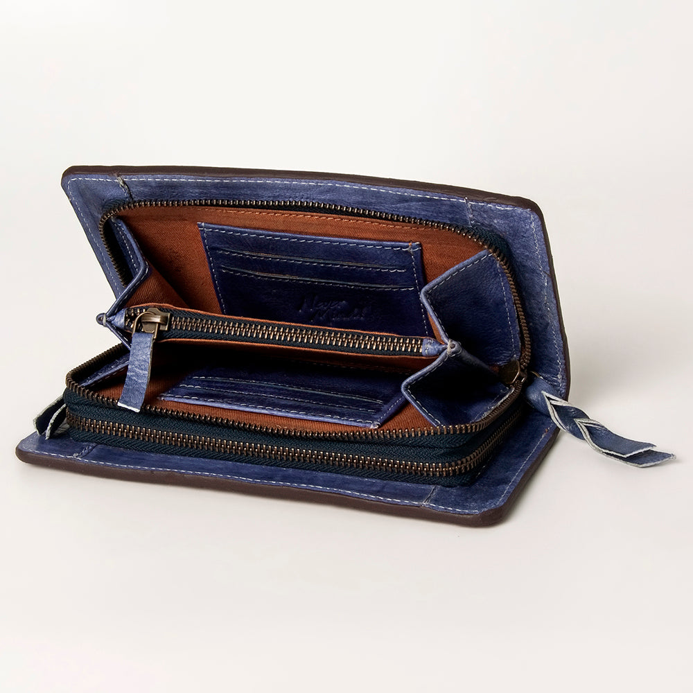 LC-ADBGZ626 Wallet Genuine Western Leather Women Bag