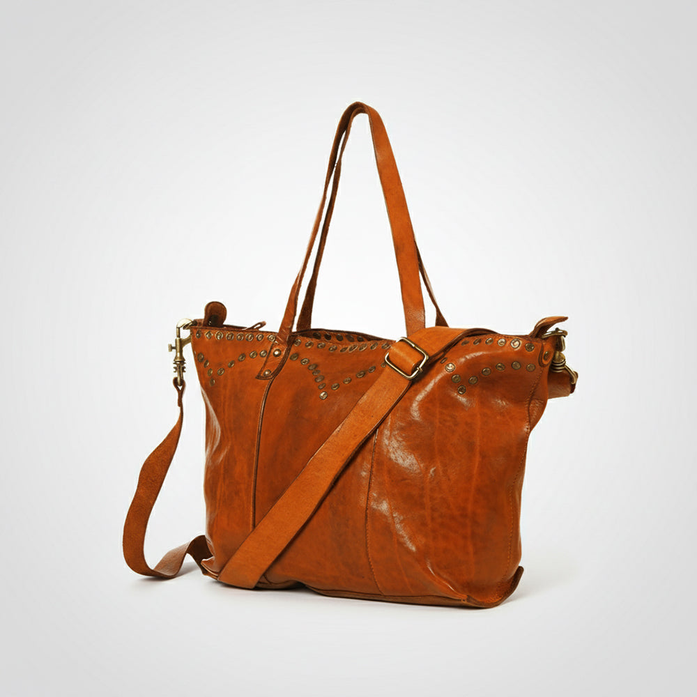 SWC135 The Meridian Studded Carryall Tote Bag