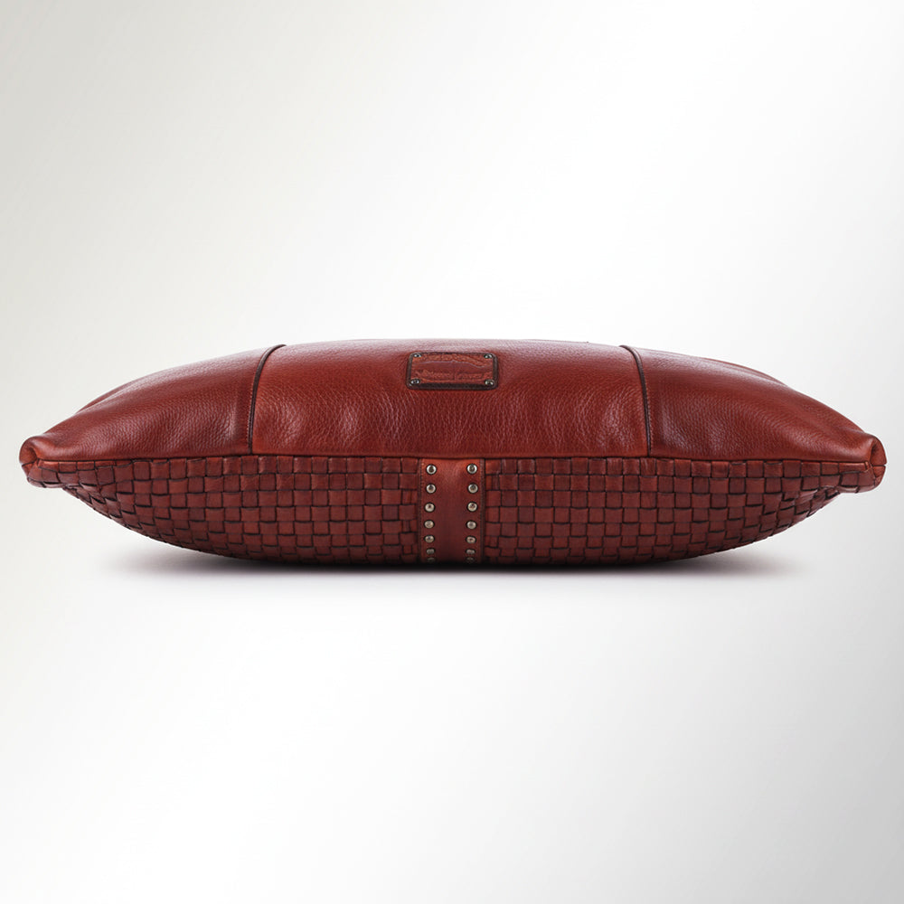 SWC141 Artisan Woven Leather Hobo Bag