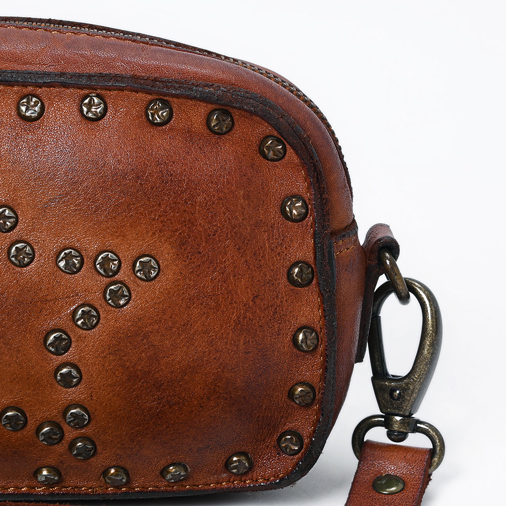 SWC166 Small Black Star Crossbody