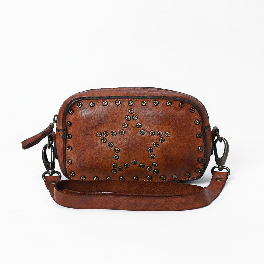 SWC166 Small Black Star Crossbody