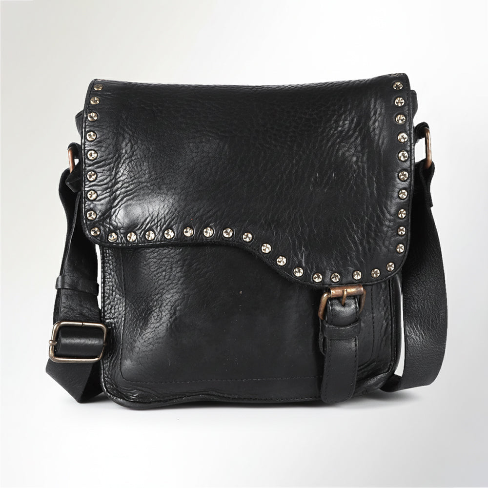 SWC198 Valmonte - Riveted Messenger Bag