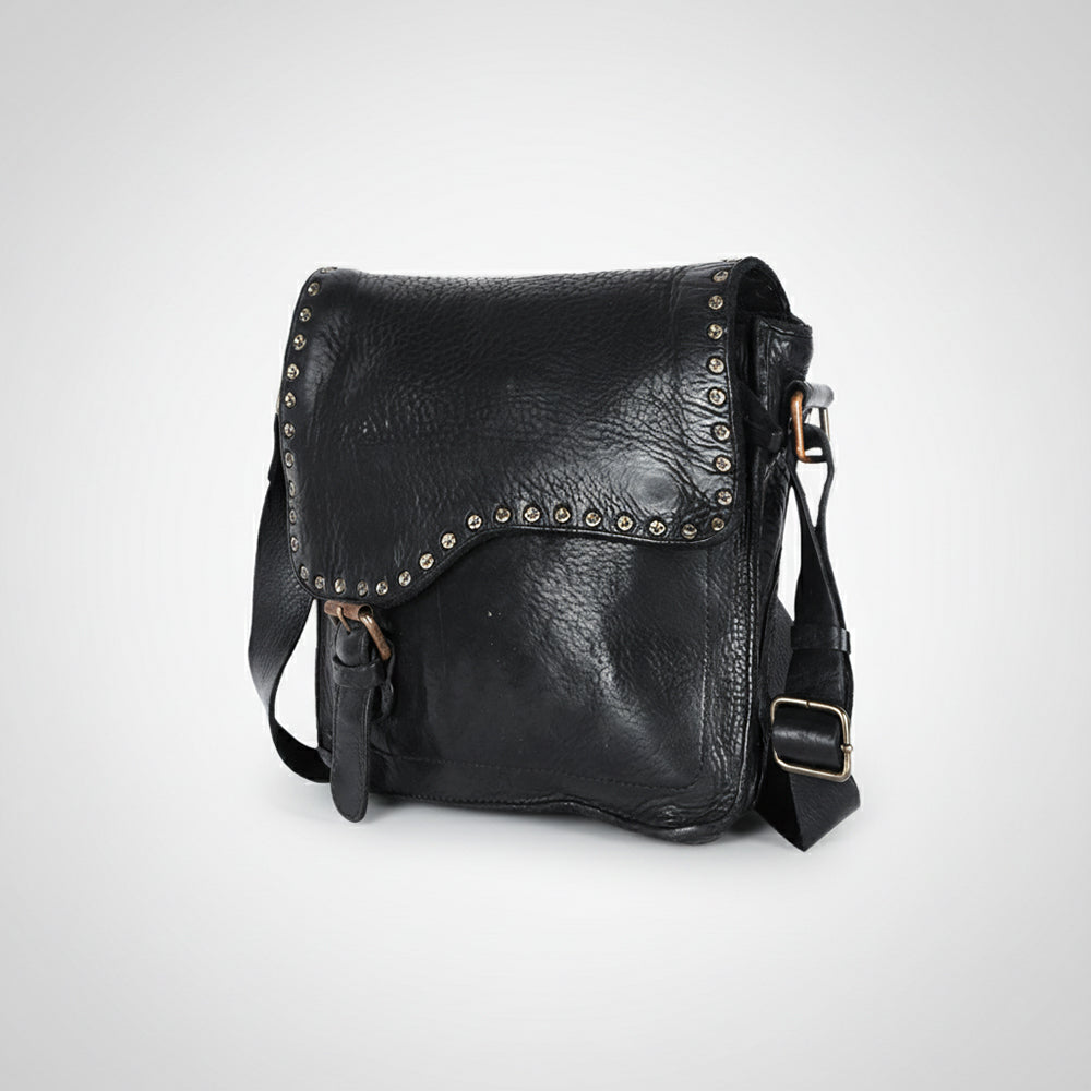 SWC198 Valmonte - Riveted Messenger Bag