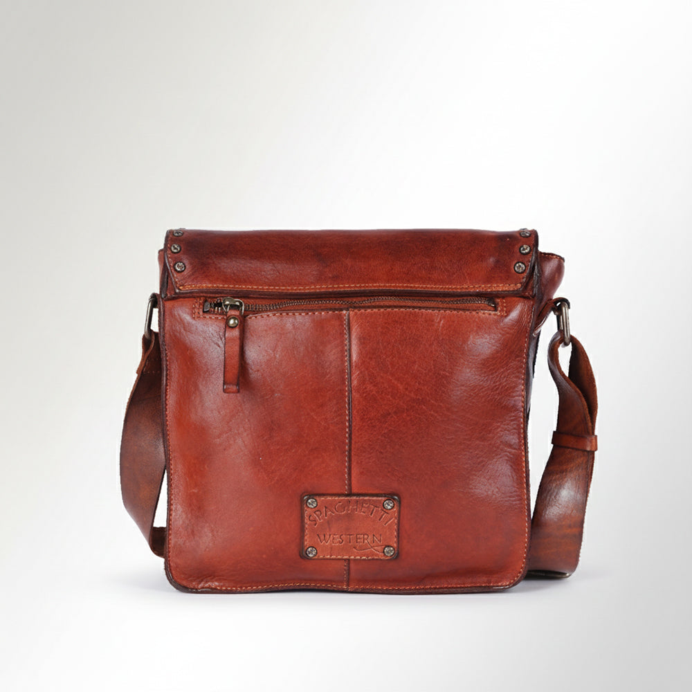 SWC198 Valmonte - Riveted Messenger Bag