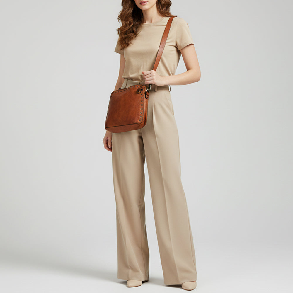 SWC199 Cavarelli - Leather Daily Crossbody Bag