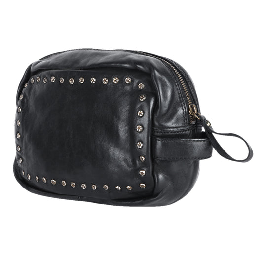 SWC200BLK Toiletry Genuine western Leather women bag