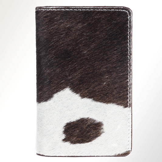 ADBGM246 American Darling Hair-On Leather Card Holder with Slim Bifold Design