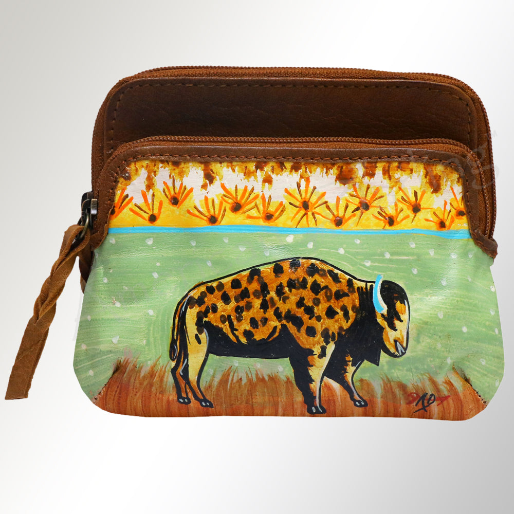 ADBGM235 Coin Purse Genuine Western Leather Women Bag