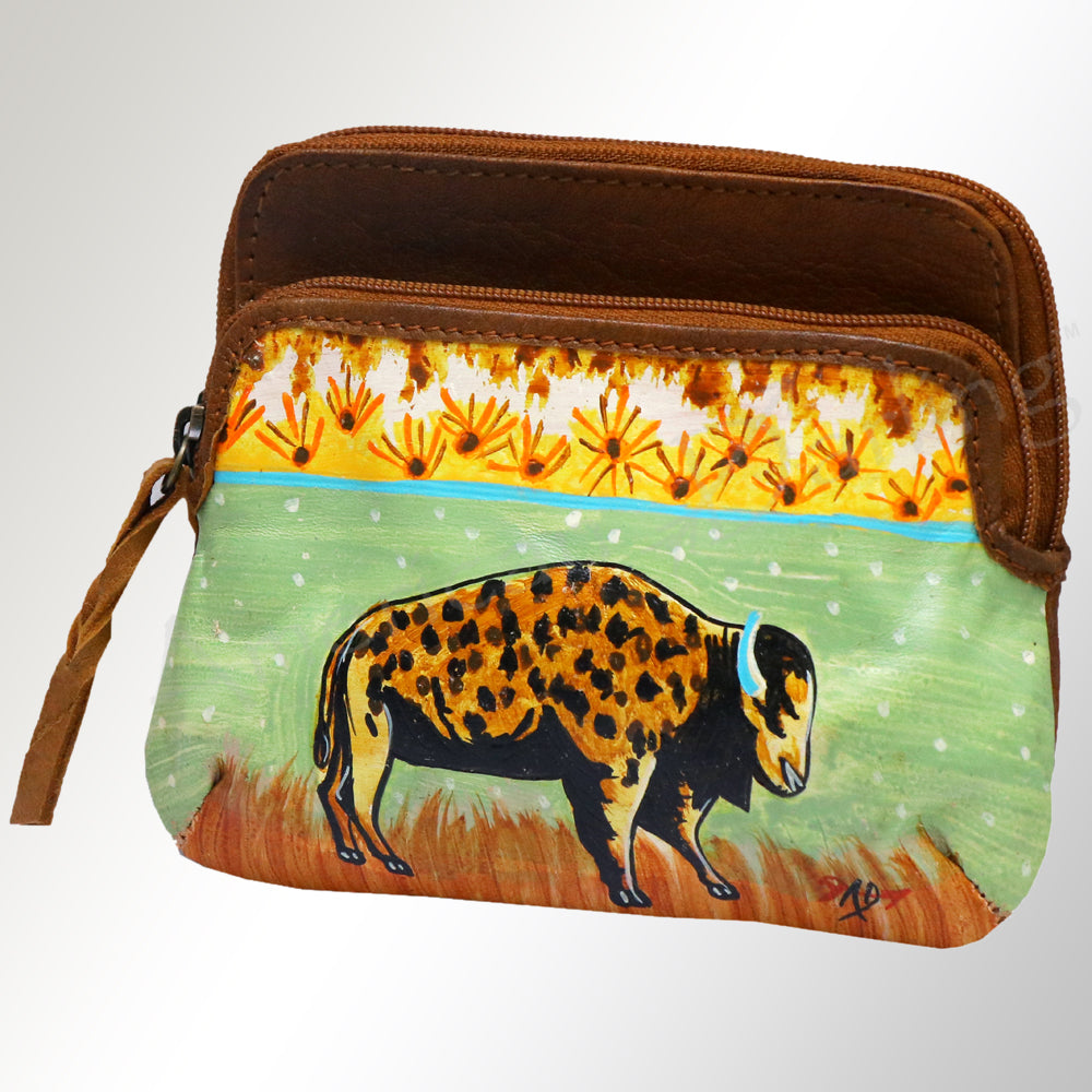 ADBGM235 Coin Purse Genuine Western Leather Women Bag