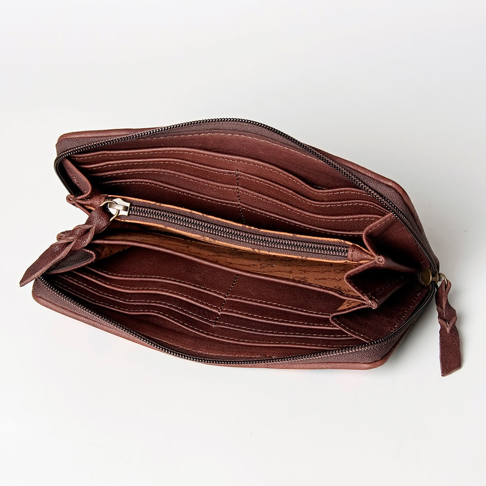 ADBGZ585 Wallet Saddle Blanket Genuine Western Leather Women Bag