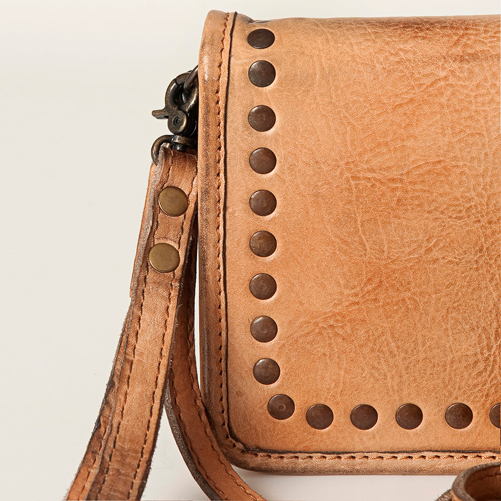 LC-NMBG129A Wristlet Genuine Leather women bag western Bag