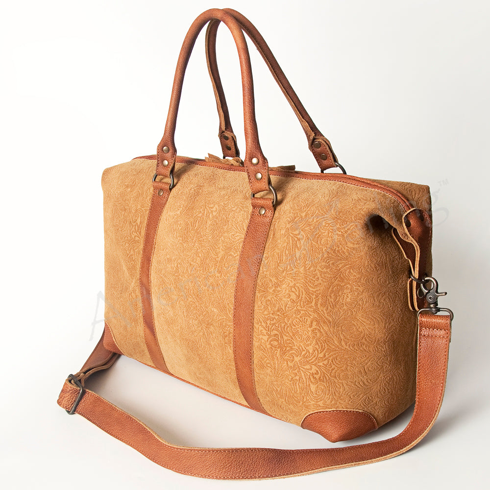 ADBG804 Duffel Genuine Western Leather Women Bag
