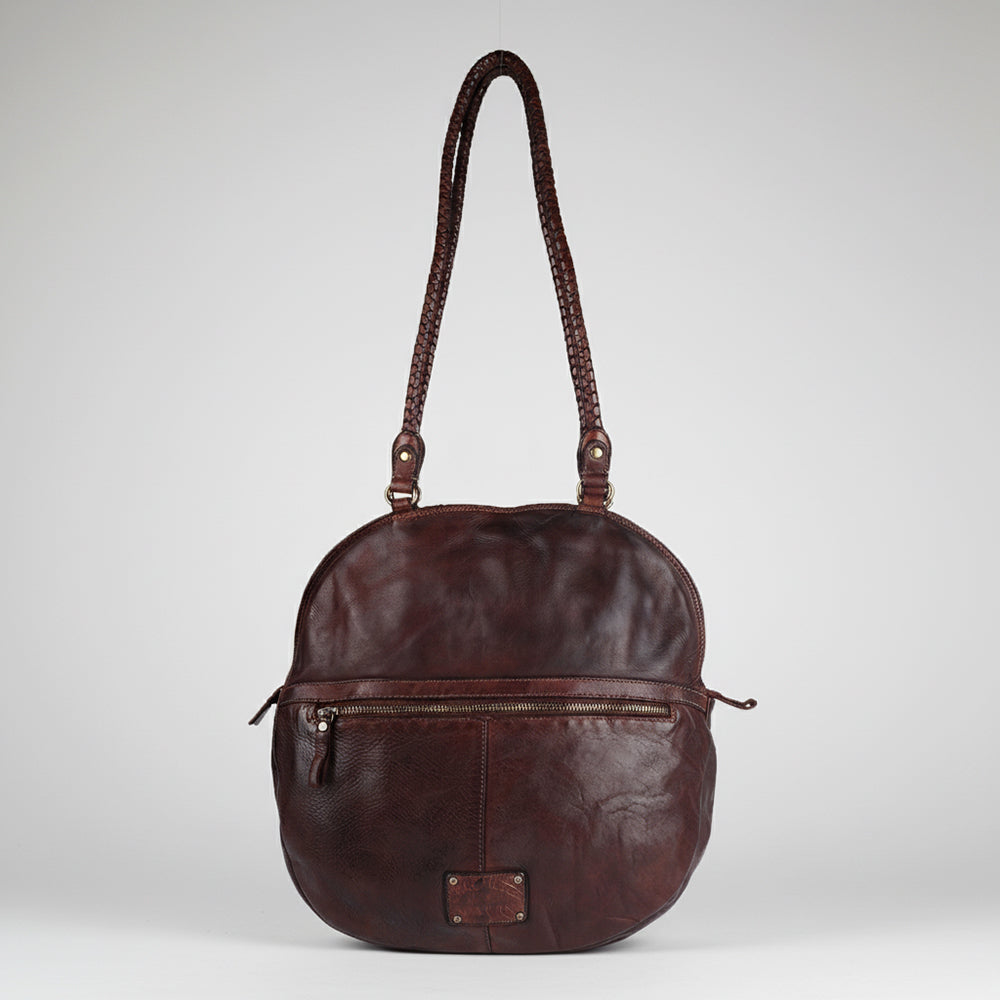 SWC130 Modern Weave-Pattern Shoulder Bag