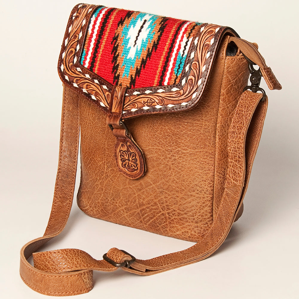 LC-ADBGZ594 Crossbody Genuine Western Leather Women Bag Becca