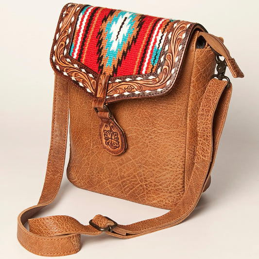 LC-ADBGZ594 Crossbody Genuine Western Leather Women Bag Becca