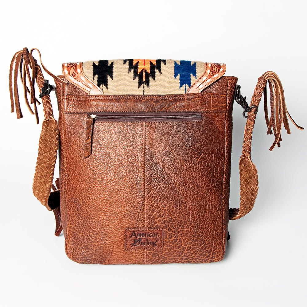 LC-ADBGZ595B Messenger Genuine Western Leather Women Bag Becca
