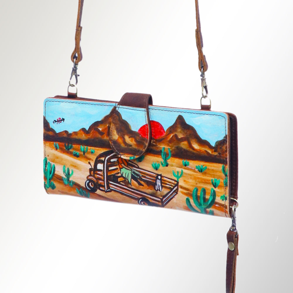 ADBGM113 Wallet Genuine Western Leather Women Bag Belle