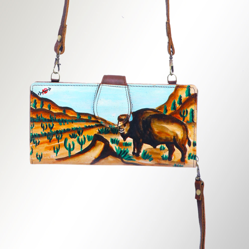 ADBGM113 Wallet Genuine Western Leather Women Bag Betsy