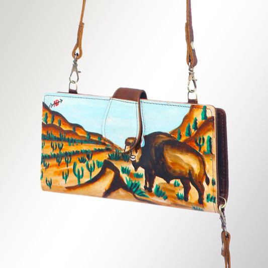 ADBGM113 Wallet Genuine Western Leather Women Bag Betsy