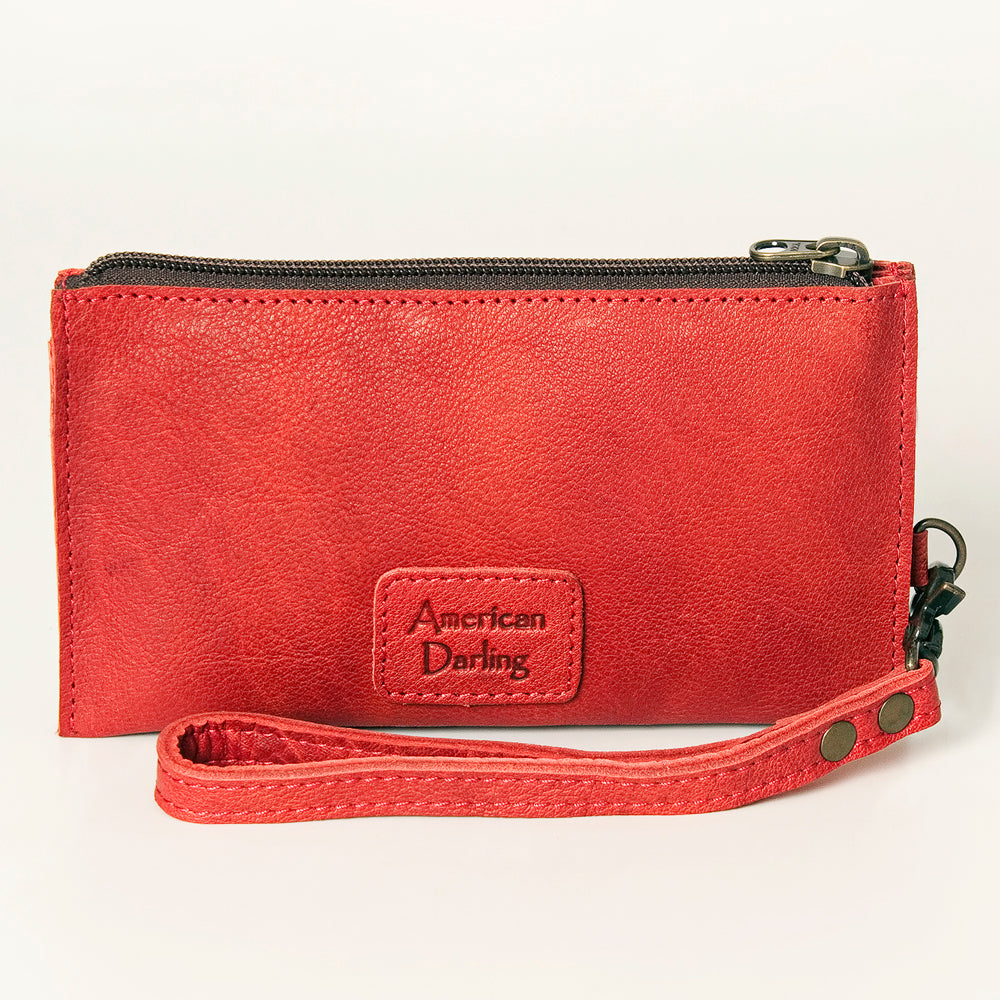 ADBG811 American Darling Handcrafted Leather Wristlet bag - Premium Full Grain Western Purse