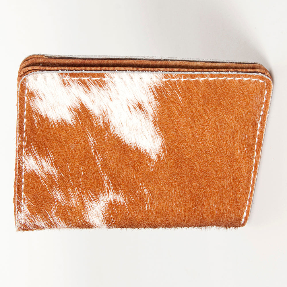 ADBG815 American Darling Handcrafted Leather Card-Holder with Authentic Hair-On Cowhide