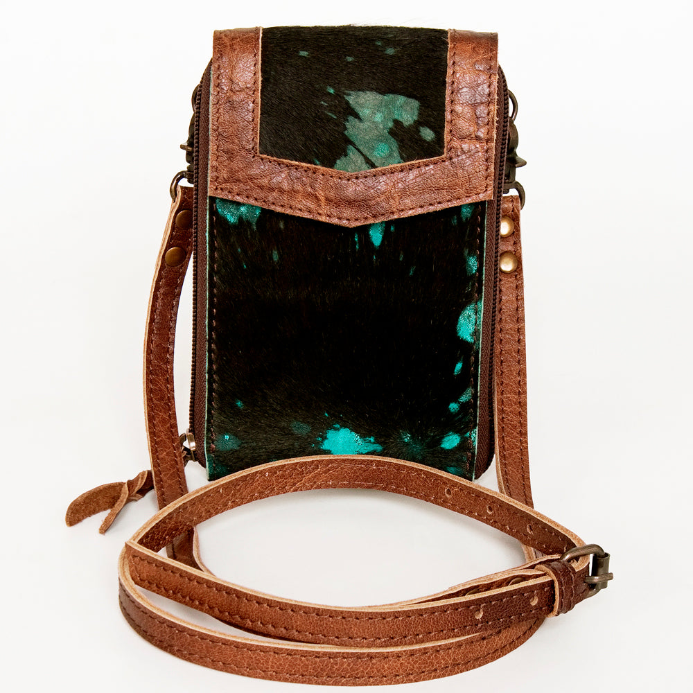 LC-ADBG822 Western Style Hair-On Leather Cellphone Wallet Bag