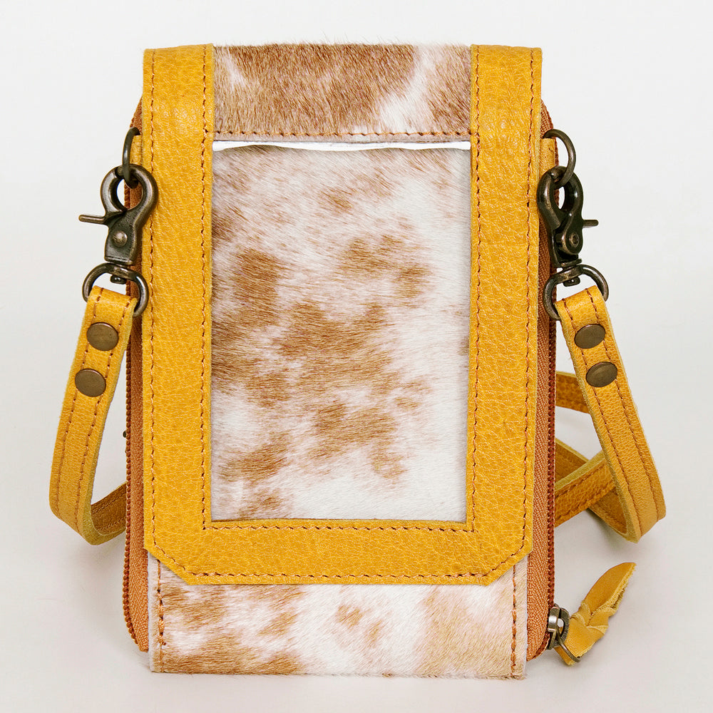 LC-ADBG822 Western Style Hair-On Leather Cellphone Wallet Bag