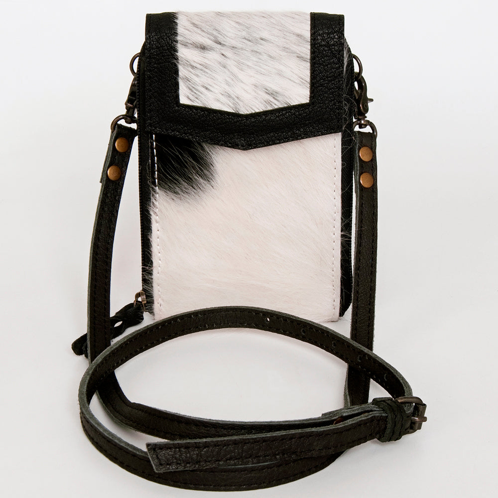 LC-ADBG822 Western Style Hair-On Leather Cellphone Wallet Bag