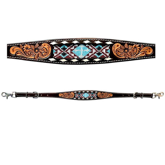 BER221-Western Leather Wither Straps