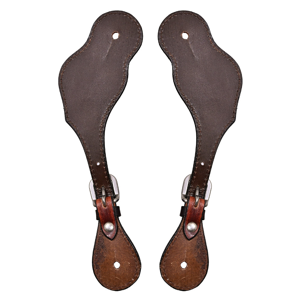 BER229-Western American Leather Spur Strap