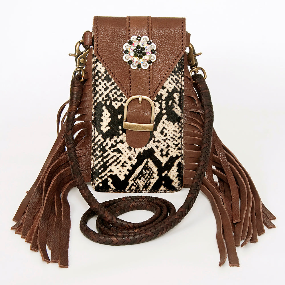 LC-ADBGA243 Cellphone Holder Genuine Western Leather Bag Hope