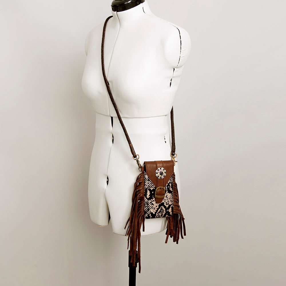 LC-ADBGA243 Cellphone Holder Genuine Western Leather Bag Hope