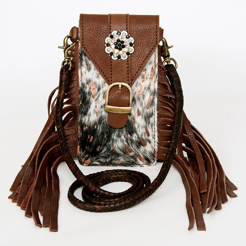 LC-ADBGA243 Cellphone Holder Genuine Western Leather Bag Hope