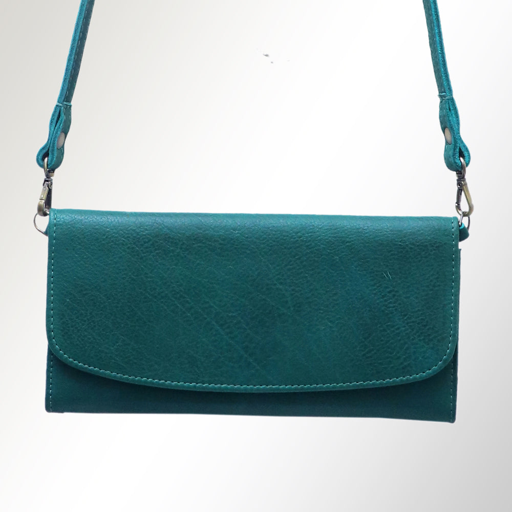 ADBGM112 Minimalist Genuine Leather Clutch Crossbody Bag