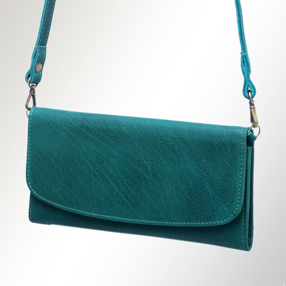 ADBGM112 Minimalist Genuine Leather Clutch Crossbody Bag