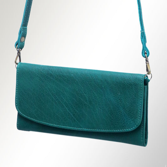 ADBGM112 Minimalist Genuine Leather Clutch Crossbody Bag