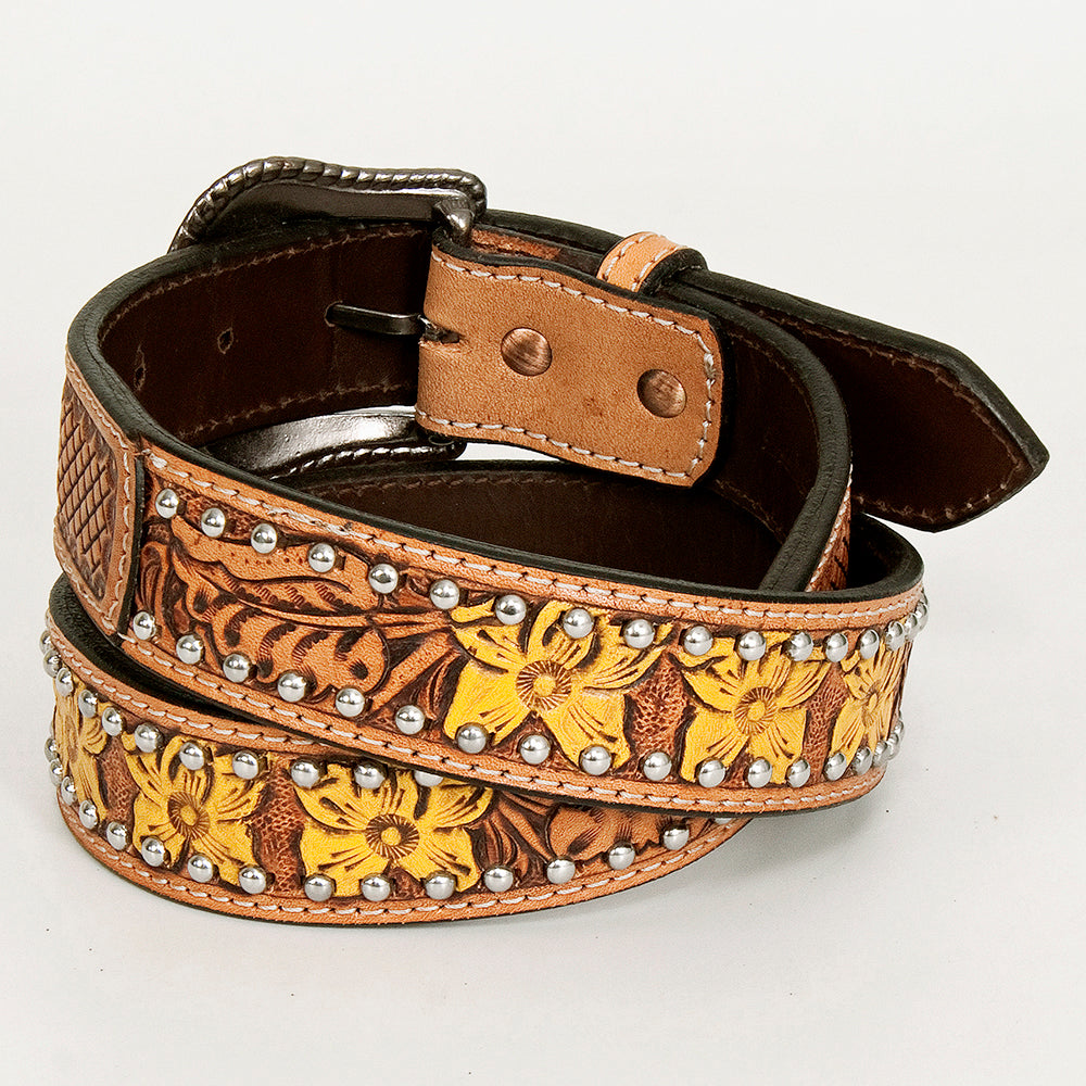 BER186-Western Premium Leather Belt