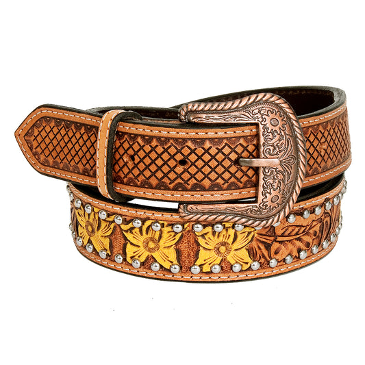 BER186-Western Premium Leather Belt