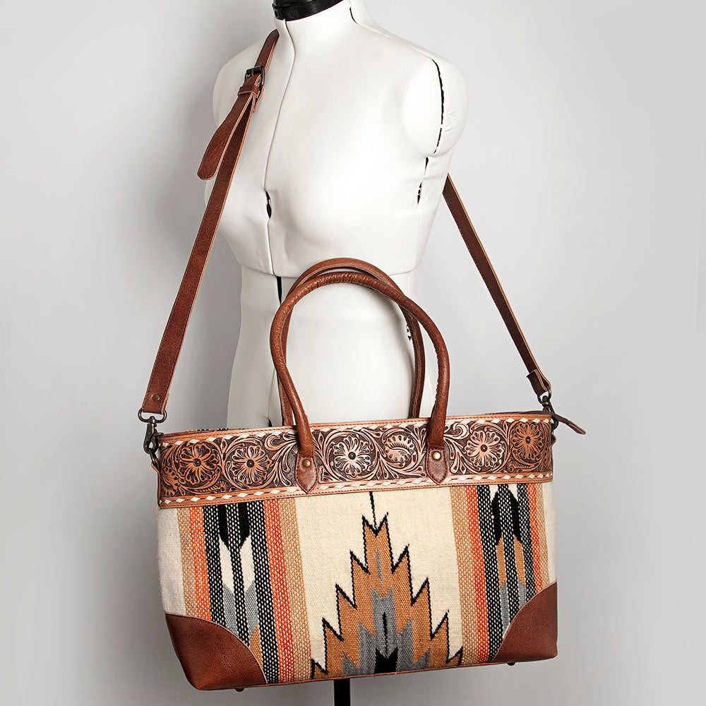 LC-ADBG835 Tote Genuine Western Leather Women Bag