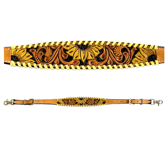 BER255-Western Leather Wither Straps