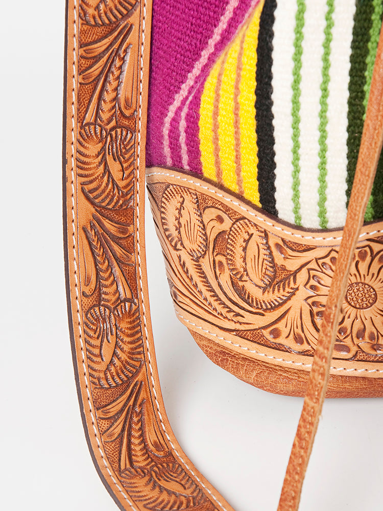 LC-ADBG569 Bucket Genuine Western Leather Women Bag