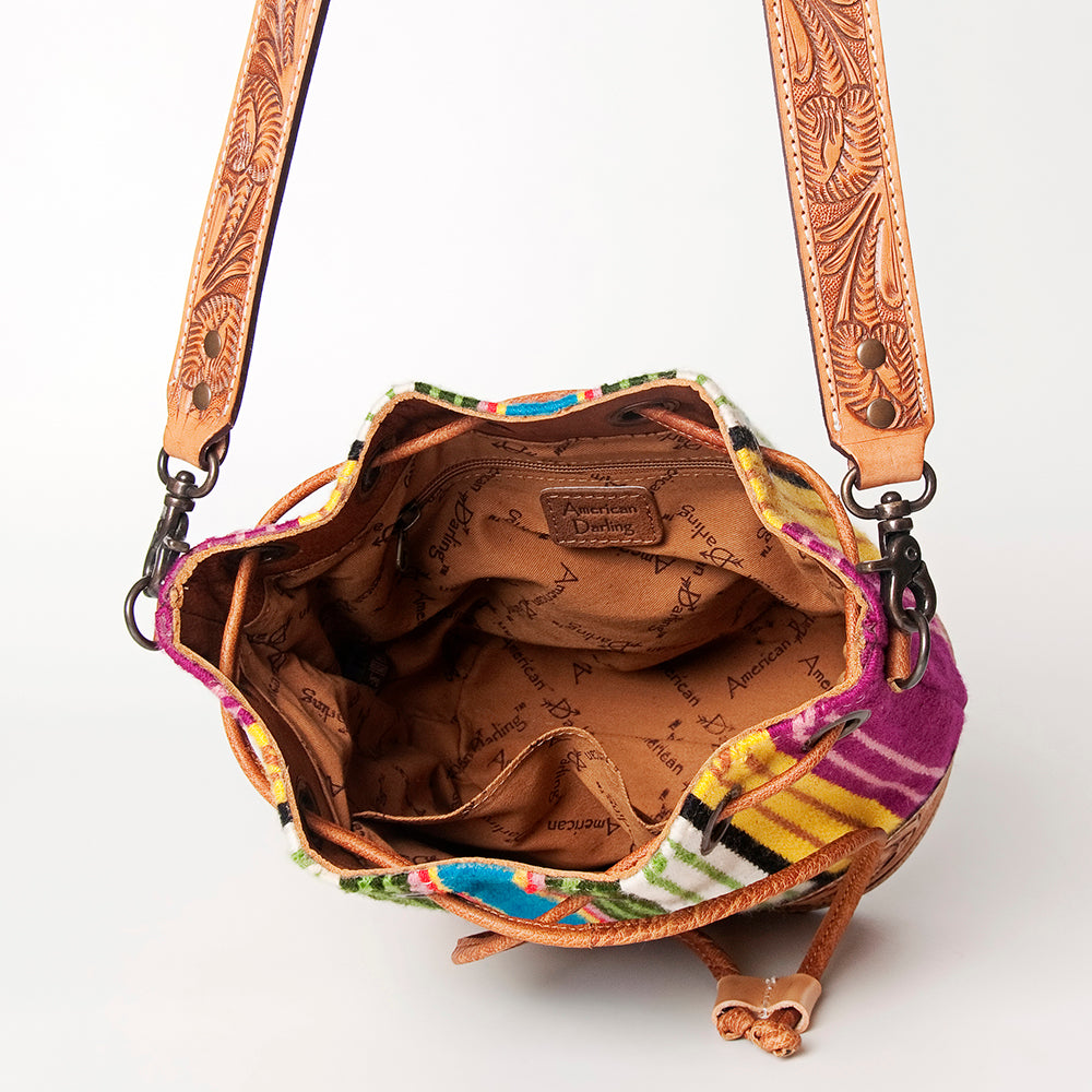 LC-ADBG569 Bucket Genuine Western Leather Women Bag