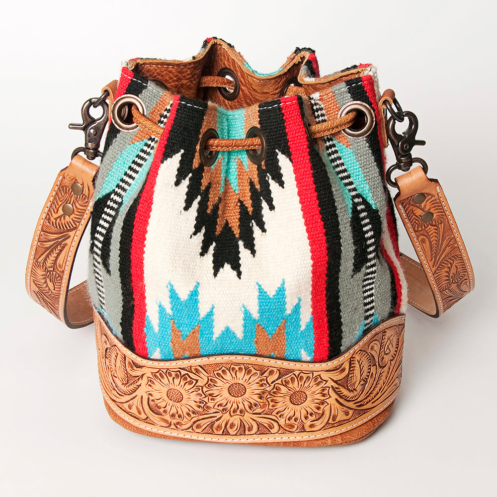 LC-ADBG569 Bucket Genuine Western Leather Women Bag