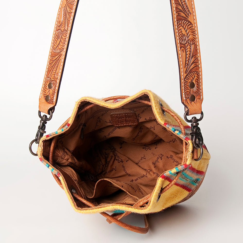 LC-ADBG569 Bucket Genuine Western Leather Women Bag