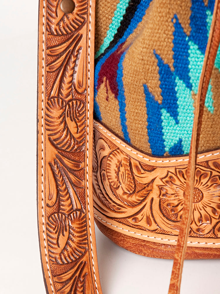 LC-ADBG569 Bucket Genuine Western Leather Women Bag