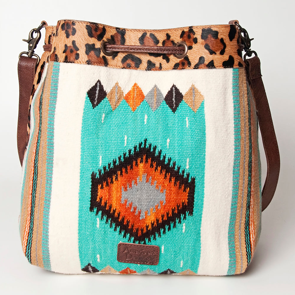 LC-ADBG574 Bucket Genuine Western Leather Women Bag Belle