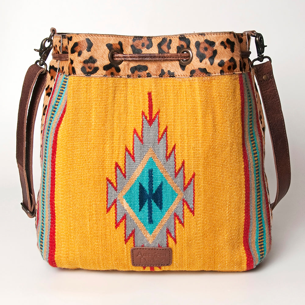 LC-ADBG574 Bucket Genuine Western Leather Women Bag Belle