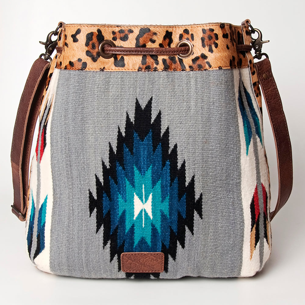 LC-ADBG574 Bucket Genuine Western Leather Women Bag Belle