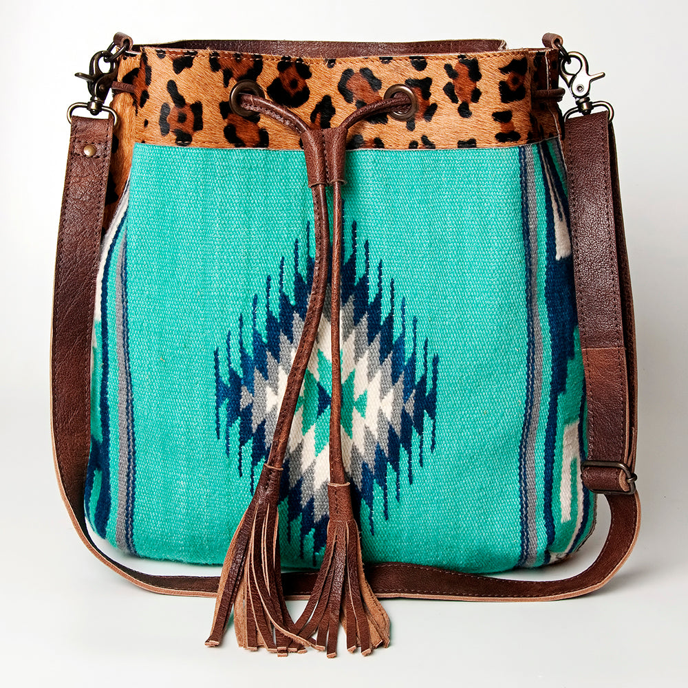 LC-ADBG574 Bucket Genuine Western Leather Women Bag Belle